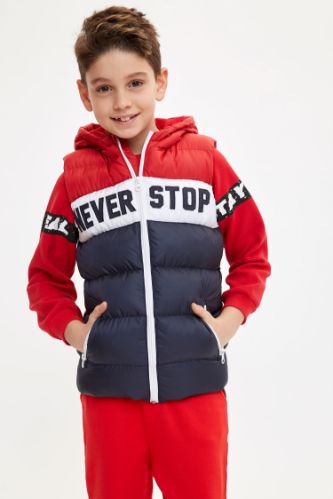 Erkek Çocuk Regular Fit Penye Astar Yelek