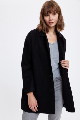 Düğmeli Blazer Ceket