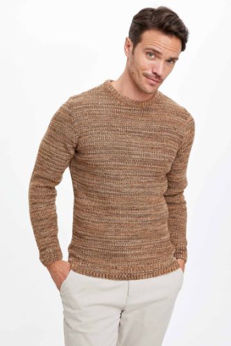 Regular Fit Bisiklet Yaka Triko Kazak