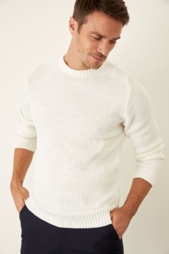 Regular Fit Bisiklet Yaka Triko Kazak
