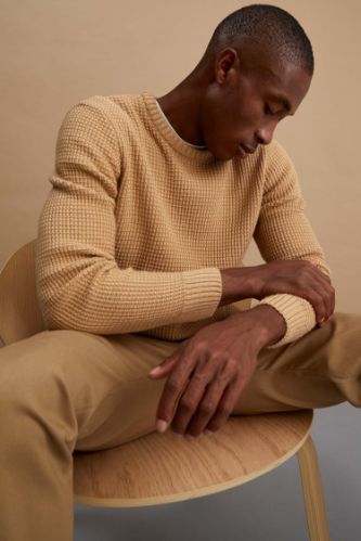 Regular Fit Bisiklet Yaka Triko Kazak