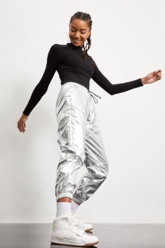 Standart Fit Jogger Dokuma Pantolon