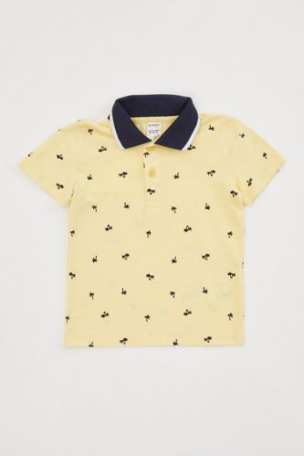 Erkek Bebek Polo Yaka Kısa Kol Tişört