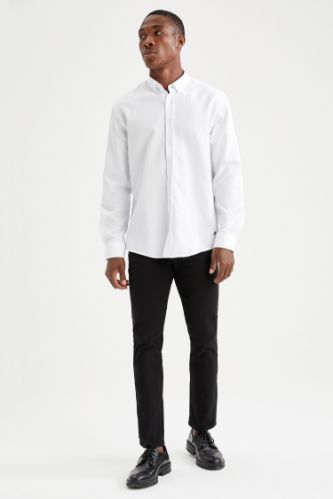 Slim Fit Basic Chino Pantolon