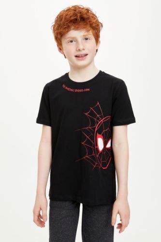 Spider-Man Lisanslı Kısa Kollu Erkek Çocuk Tshirt