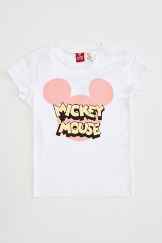 Kız Çocuk Mickey Mouse Lisanslı Tişört