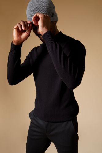 Slim Fit Balıkçı Yaka Triko Kazak