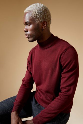 Slim Fit Balıkçı Yaka Triko Kazak