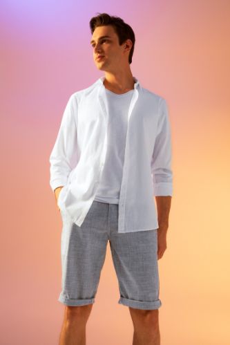 Slim Fit Uzun Kollu Gömlek