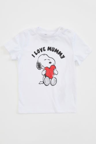 Unisex I Love Mummy Baskılı Tişört