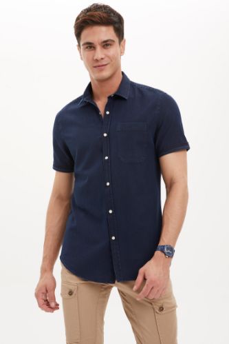 Tek Cepli Slim Fit Gömlek