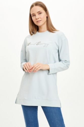 Baskılı Örme Tunik