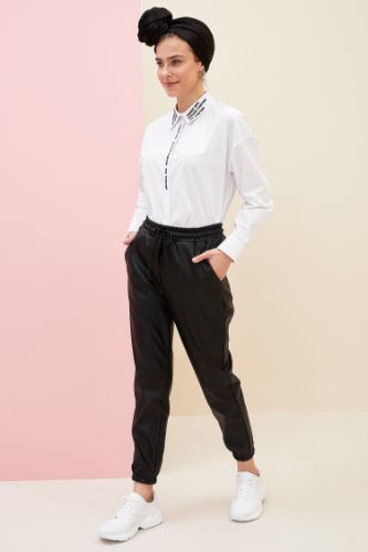 Relax Fit Suni Deri Jogger