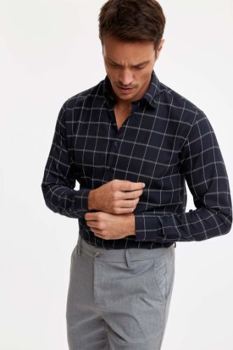 Modern Fit Uzun Kolu Oduncu Gömlek