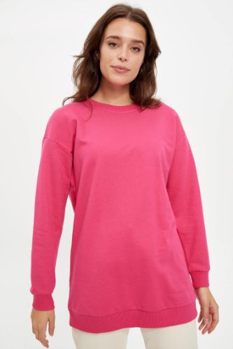 Basic İçi Yumuşak Tüylü Sweat Tunik