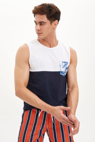 Regular Fit Bisiklet Yaka Atlet