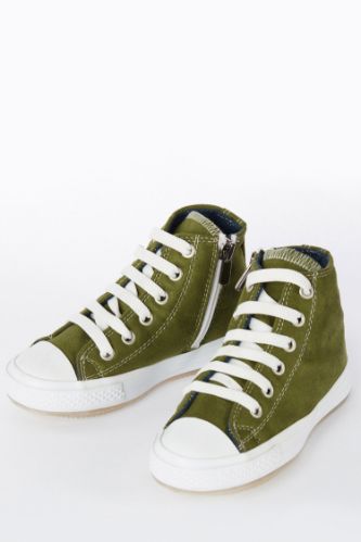 Erkek Çocuk Süet Görünümlü Bağcıklı Sneaker
