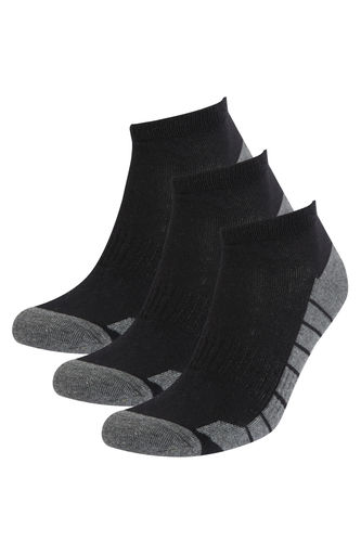 Erkek DeFactoFit 3'lü Pamuklu Patik Çorap