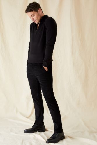 Regular Fit Kadife Pantolon