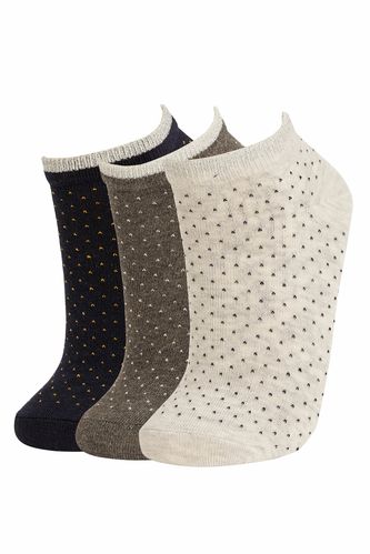 Patterned Booties Socks 3 Pack