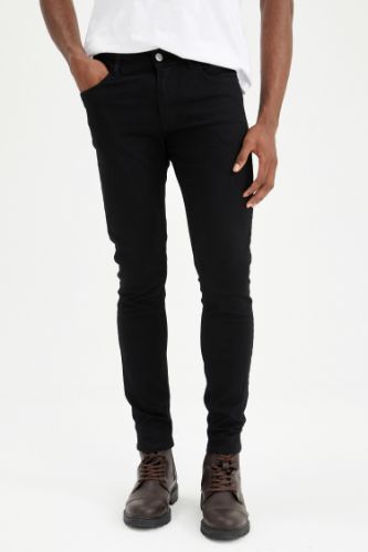 Super Skinny Normal Bel Dar Paça Jean Pantolon