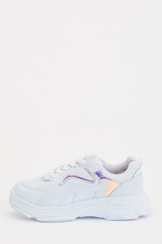 Kız Çocuk Bağcıklı Sneaker Ayakkabı