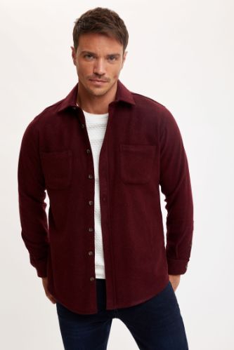 Modern Fit Uzun Kollu Oduncu Gömlek Ceket