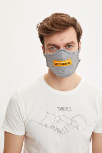 Selfcontrol Baskılı Yıkanabilir Maske