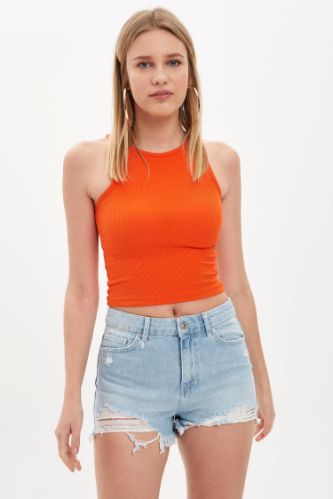 Atlet Slim Fit Halter Yaka