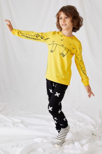 Erkek Çocuk Baskılı Pijama Takım