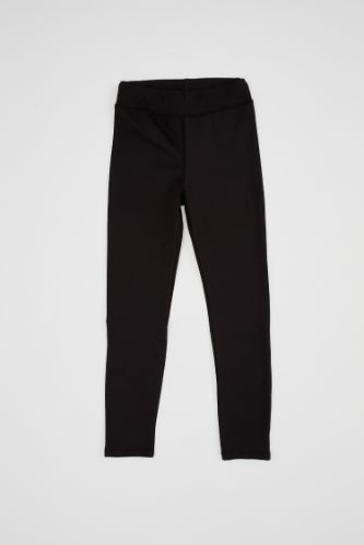 Kız Çocuk Slim Fit Yüksek Bel Basic Tayt