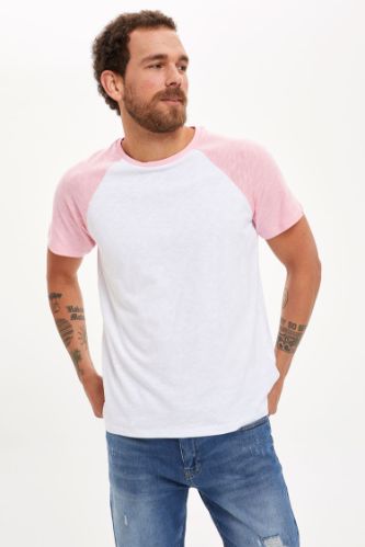 Slim Fit Bisiklet Yaka Kısa Kollu Tişört