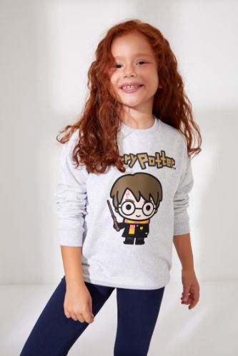 Kız Çocuk Harry Potter Lisans Sweatshirt