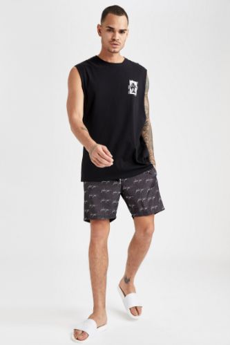 Regular Fit Yüzme Şortu