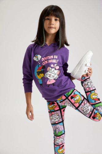Kız Çocuk Kral Şakir Lisanslı Tunik Boy Sweatshirt
