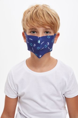 Baskılı Yıkanabilir Çocuk Maske