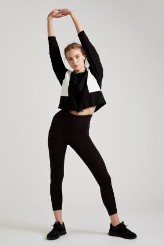 Basic Slim Fit Örme Tayt