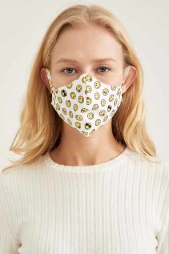 SmileyWorld Lisanslı Yıkanabilir Maske