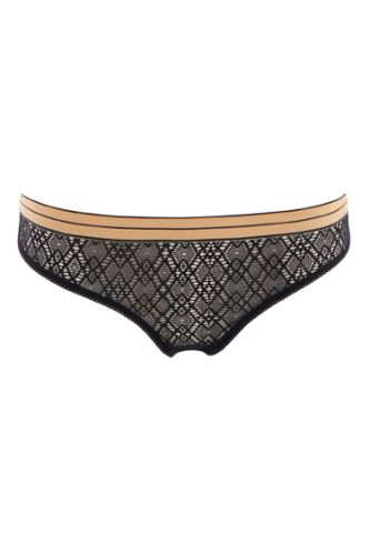 Dantel Çizgili Bikini Külot