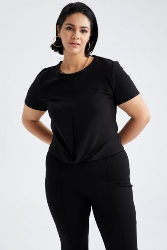 Kısa Kollu Crop Top