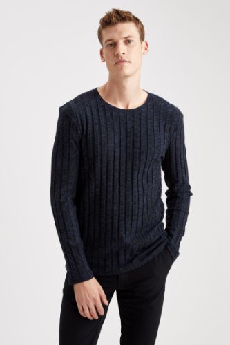 Slim Fit Uzun Kollu Basic Tişört
