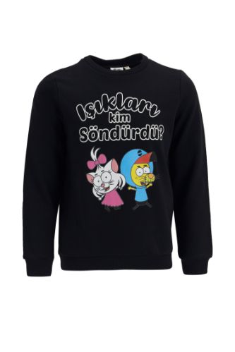 Kız Çocuk Kral Şakir Lisanslı Sweatshirt