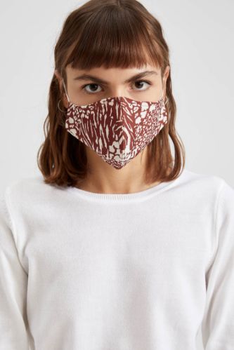 Desenli Yıkanabilir Maske