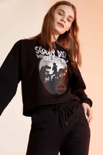 Scooby-Doo Lisanslı Kapüşonlu Sweatshirt