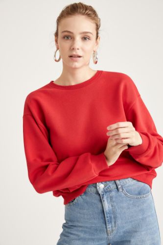 Regular Fit Uzun Kollu Sweatshirt