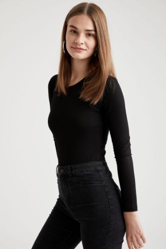 Slim Fit Çıtçıtlı Body