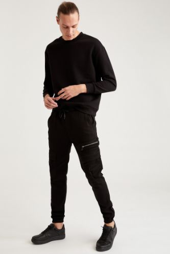 Slim Fit Kargo Cepli Jogger Pantolon