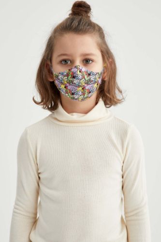Erkek Çocuk Kral Şakir Lisanslı Yıkanabilir Maske