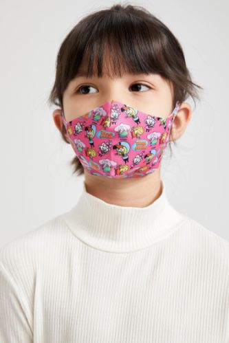 Kız Çocuk Kral Şakir Lisanslı Yıkanabilir Maske