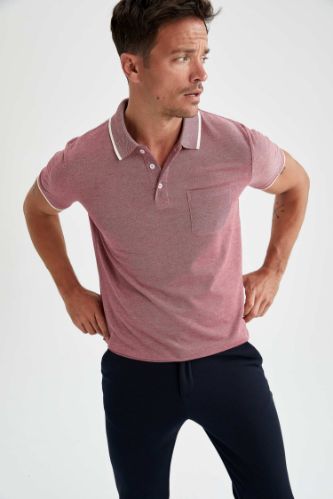 Regular Fit Polo Yaka Kısa Kollu Tişört